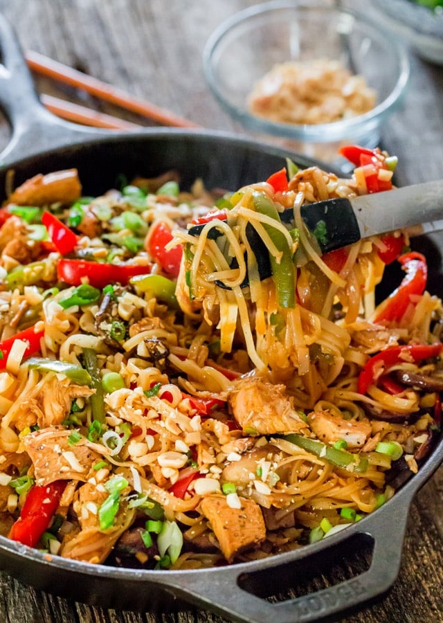 Thai Style Chicken Noodles